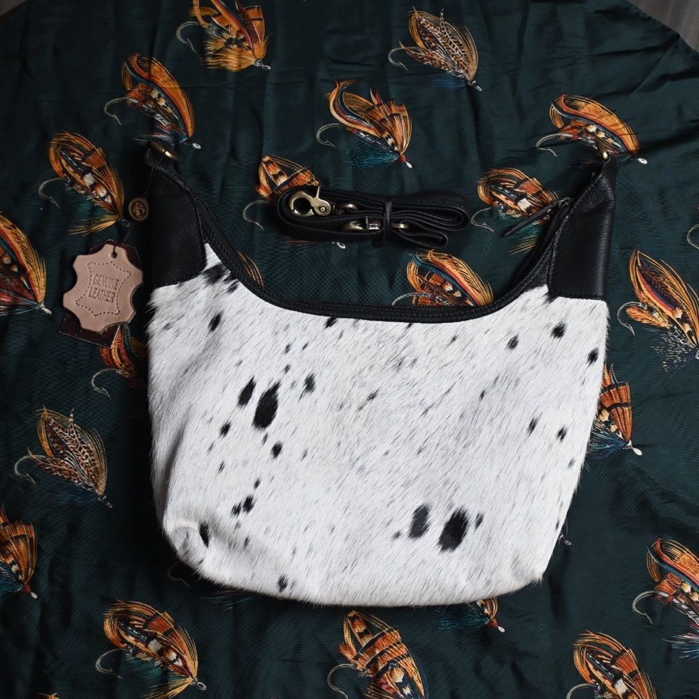 Klassy Cowgirl Hair on Cowhide Hobo Bag